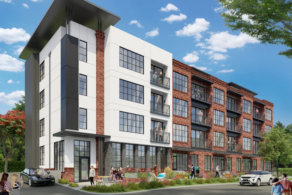 Flats at the Indie, Exterior